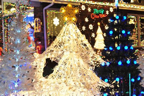 Christmas tree lighting stock photo. Image of artistic - 7273532