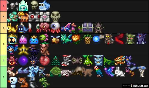 Terraria Pets Tier List Maker - TierLists.com