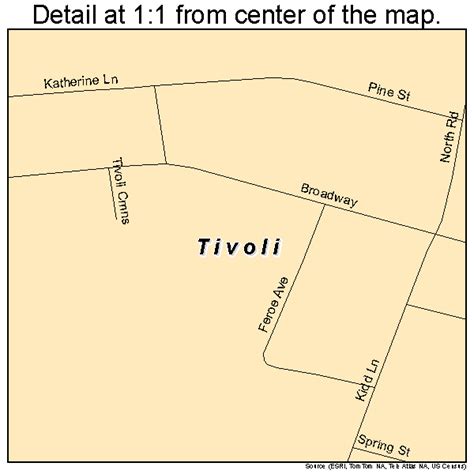 Tivoli New York Street Map 3674023