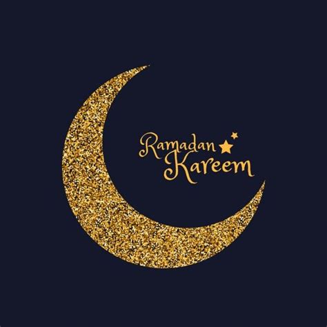 Free Vector | Shiny golden moon | Ramadan kareem, Ramadan, Ramadan kareem pictures