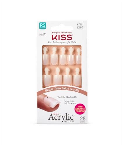 Kiss Salon Acrylic Natural Nail Kit, 1 ct - Ralphs