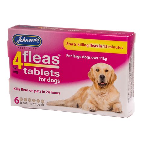 Johnson's - Flea Tablets for large dogs over 11kg x6 – Jurassic Bark Pet Supplies