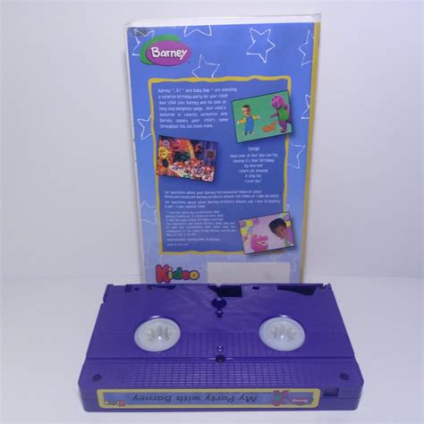 My Party With Barney VHS Video Tape Starring Sean Clamshell OOP! RARE! | eBay