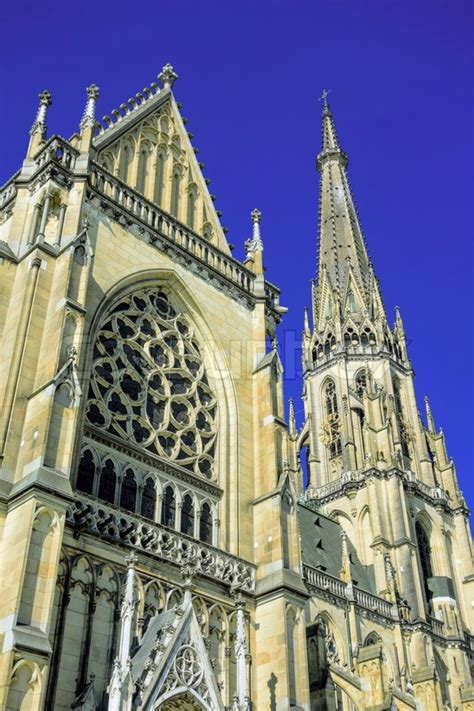 Exterior of the new cathedral in linz, ... | Stock image | Colourbox