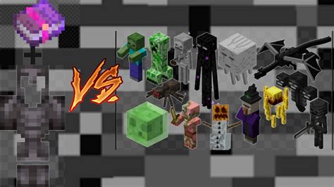 Thorns 3 VS All Mobs in Minecraft |How much powerful is Thorns 3|Minecraft Thorns Enchantment ...