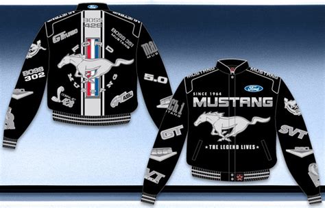 Ford Mustang Jacket - Black