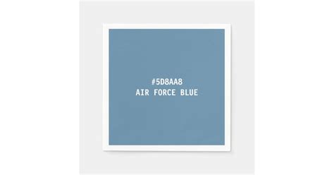 Air Force Blue Hex Color Code Napkins | Zazzle