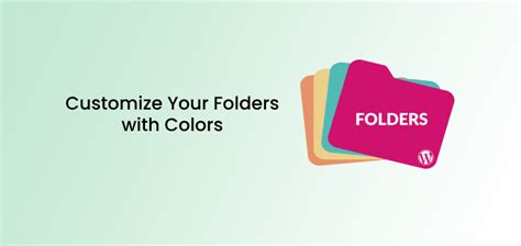 Customize your Folders with colors! - Premio