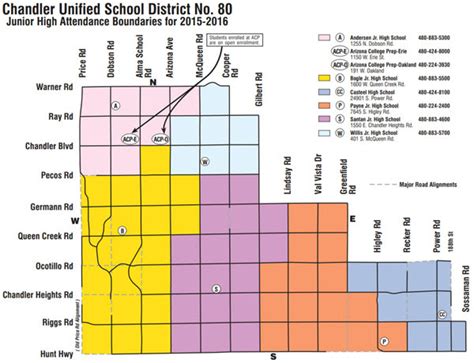 Chandler Unified School District Boundaries Map - Phoenix AZ Real ...