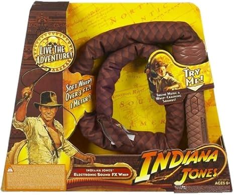 Indiana Jones Sound FX Whip: Amazon.co.uk: Toys & Games