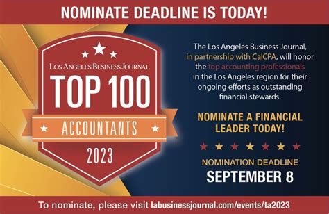 Los Angeles Business Journal on LinkedIn: Top 100 Accountants - Los ...