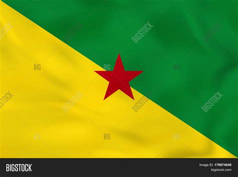 French Guiana Waving Flag. French Vector & Photo | Bigstock