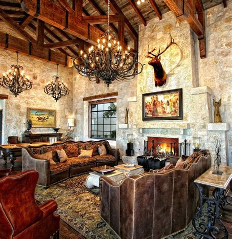 old world design | Western living room decor, Western living rooms ...