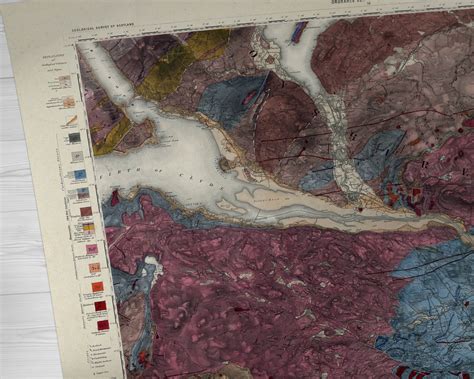 Old Glasgow Geological Map Glasgow City,tradeston,anwoth,finnieston,kinning Park,glasgow ...