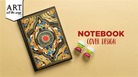 Notebook Cover Design | Creative Design | Acrylic Painting | Back to ...