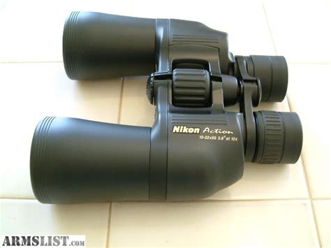 ARMSLIST - For Sale: Nikon Action ZOOM XL 10-22x50 Binoculars w/ Box