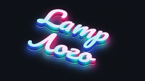 Neon glow font 3d logo text effect #text #logo #glow #neon #design #cooltext #generator | 3 d