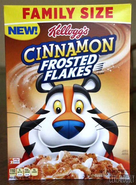 Tony the Tiger has proudly debuted Cinnamon Frosted Flakes cereal: the ...