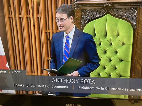 Anthony Rota on Twitter: "Thank you so much to the MPs for putting your trust in me to serve you ...