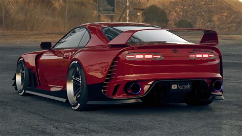 Toyota Supra MK4 Stage 1 Custom Wide Body Kit by Hycade Ver.1 Buy with ...