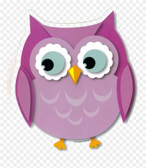 5 - Cute Purple Owl Clipart - Png Download (#1398660) - PinClipart