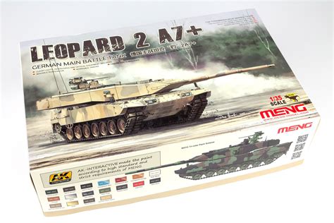 The Modelling News: Review & Build Guide: 35th scale Leopard 2 A7+ German MBT from Meng