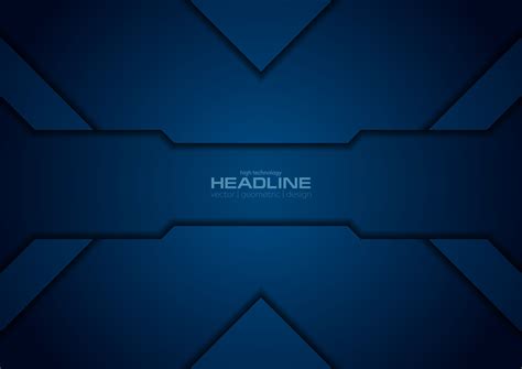 Dark blue abstract corporate tech background 26362952 Vector Art at ...