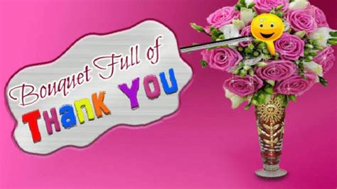 Thank You Greeting Ecard With Flowers. Free For Everyone eCards | 123 Greetings