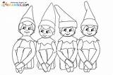 Ausmalbilder Elf On The Shelf  Malvorlagen Zum Ausdrucken sketch template