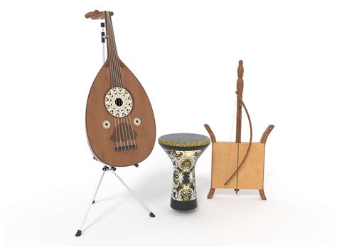 Arabic musical instruments 3D model | CGTrader