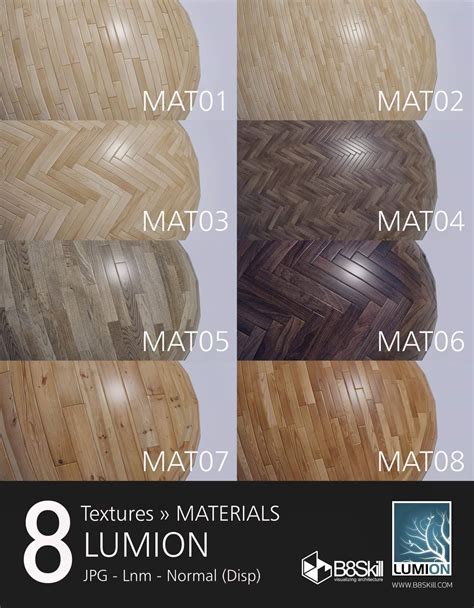 Free B8 Lumion Wood Materials