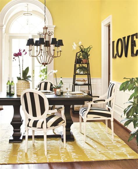 Le Poeme II Indoor/Outdoor Rug | Ballard Designs | Yellow dining room, Gold dining room, Black ...