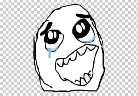 Crying Internet Meme Happiness Trollface PNG, Clipart, Area, Art, Black ...