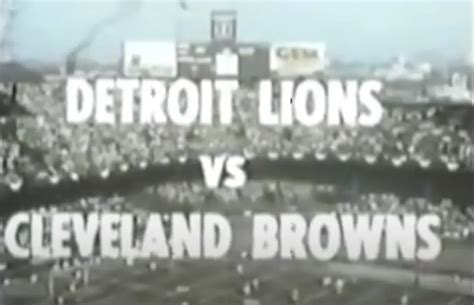 The 1957 NFL Championship: Reliving the Detroit Lions' Last Title ...