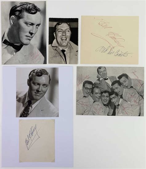 Lot 414 - BILL HALEY - AUTOGRAPH COLLECTION.