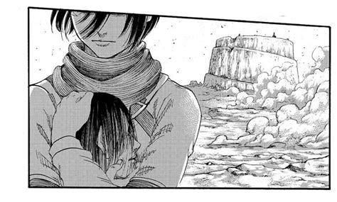 Mikasa holding Eren's head | Kyojin, Shingeki no kyojin