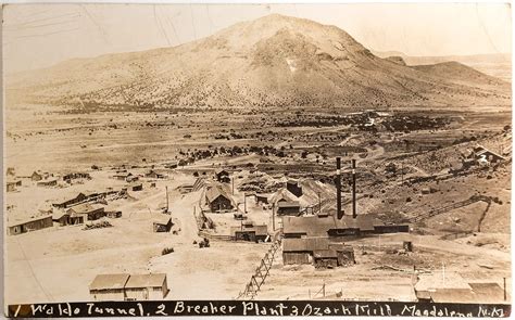 Magdalena, New Mexico Mining Real Photo Postcard