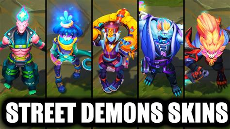 All New Street Demons Skins Spotlight Briar Rengar Neeko Zyra Brand Mundo (League of Legends ...