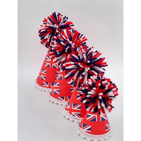 Union Jack Red - Pup Party Hats - Peefer, Ealing, London | Dog & Cat ...