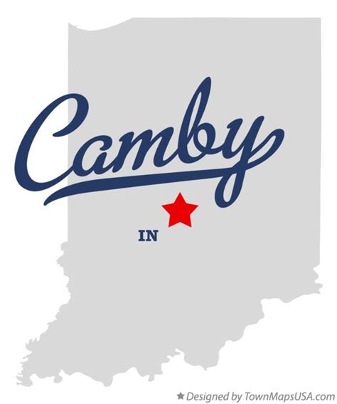 Camby Indiana Map - Zip Code Map