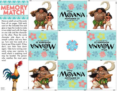 #MOANA Activity Coloring Sheets @Disney #promo - Babushka's Baile