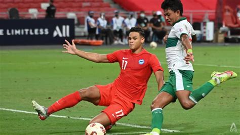 Singapore hold Indonesia to 1-1 draw in first leg of AFF Suzuki Cup semi-final - CNA