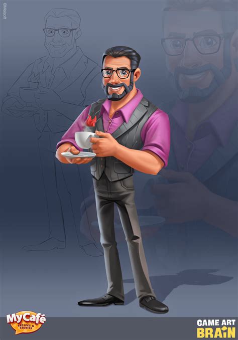 Game Art Brain - Creation & Consulting - Character Design My Café