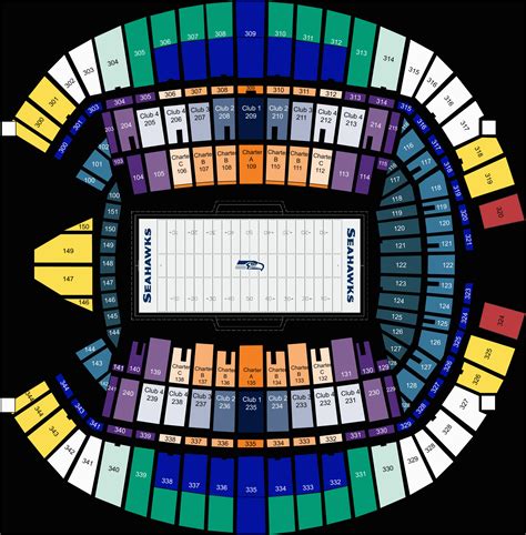 Seattle Seahawks Centurylink Field Seating Chart | Review Home Decor