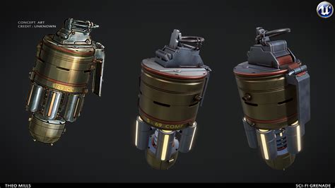 ArtStation - Sci-Fi Grenade