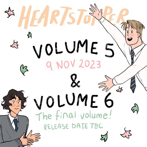 HEARTSTOPPER - SOME NEWS! Heartstopper Volume 5 will be released...