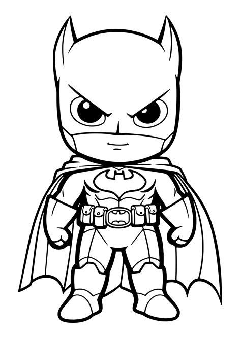 Batman cartoon mode - Batman Kids Coloring Pages - Page page/2/