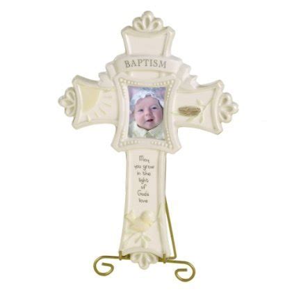 Personalized Baptism Cross Frame - FindGift.com