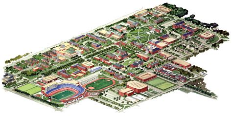 Southern Methodist University Campus Map - Coriss Cherilynn