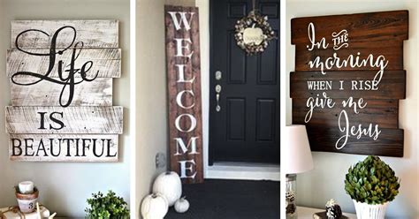 21 Best Wood Signs (Ideas and Decorations) for 2017